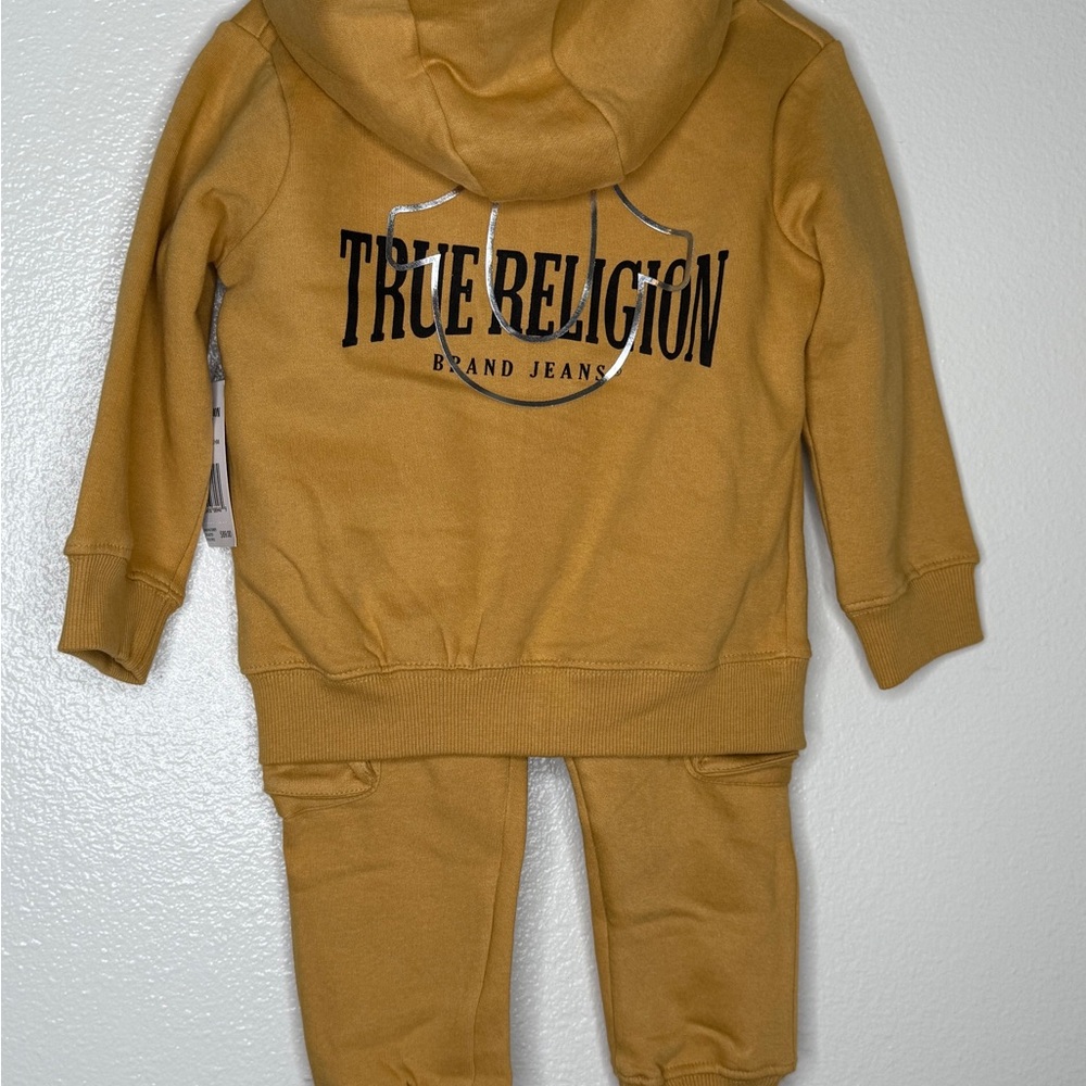 True Religion Kids Sweatpants & Joggers Set Sz 3 mustard color